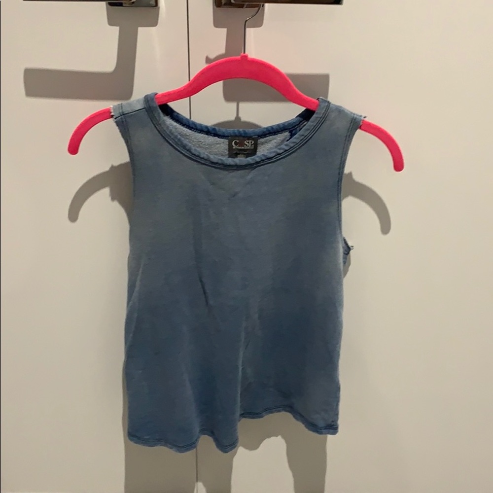 CUSP By Newman Marcus Sleeveless Blue Women’s Top